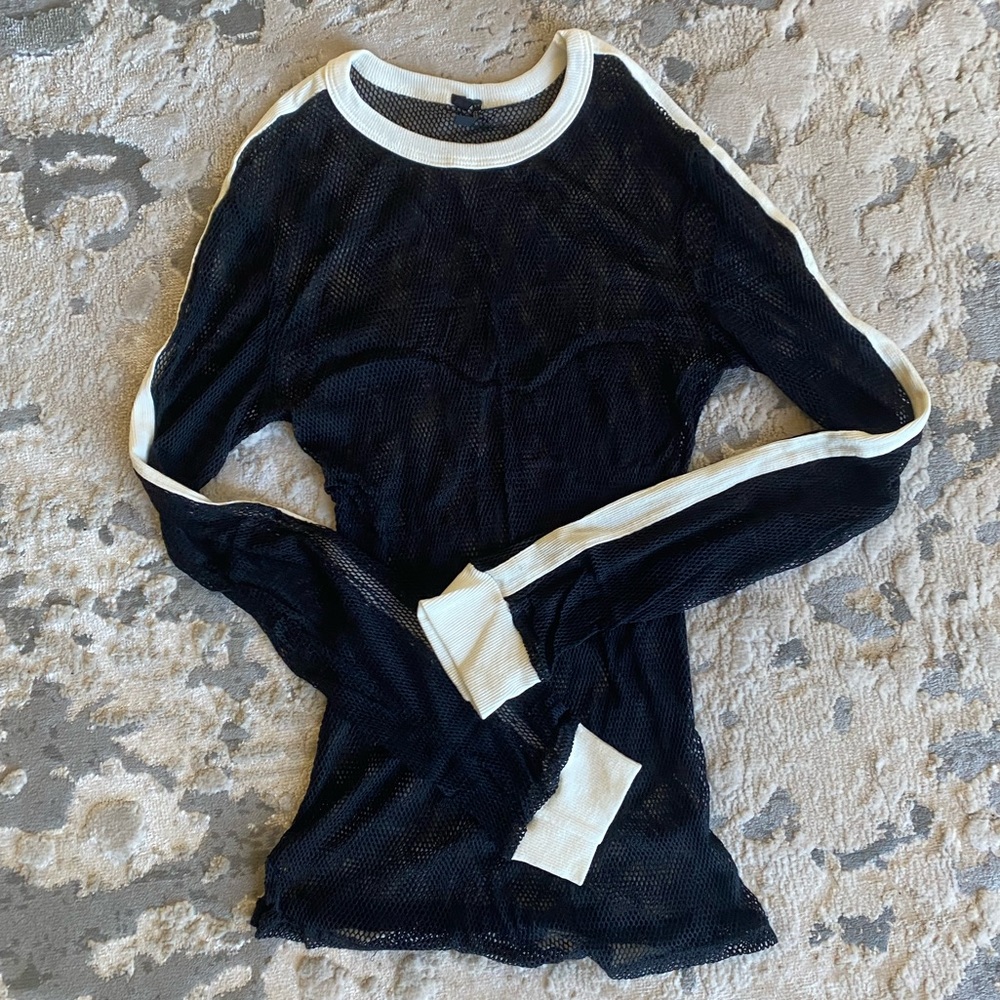 Out from Under Mesh Long-Sleeve Tee